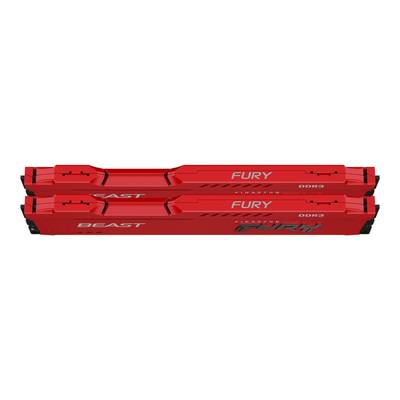 Kingston FURY Beast PC RAM kit DDR3 8 GB 2 x 4 GB Non-ECC 1600 MHz 240-pin DIMM CL10 KF316C10BRK2/8-4