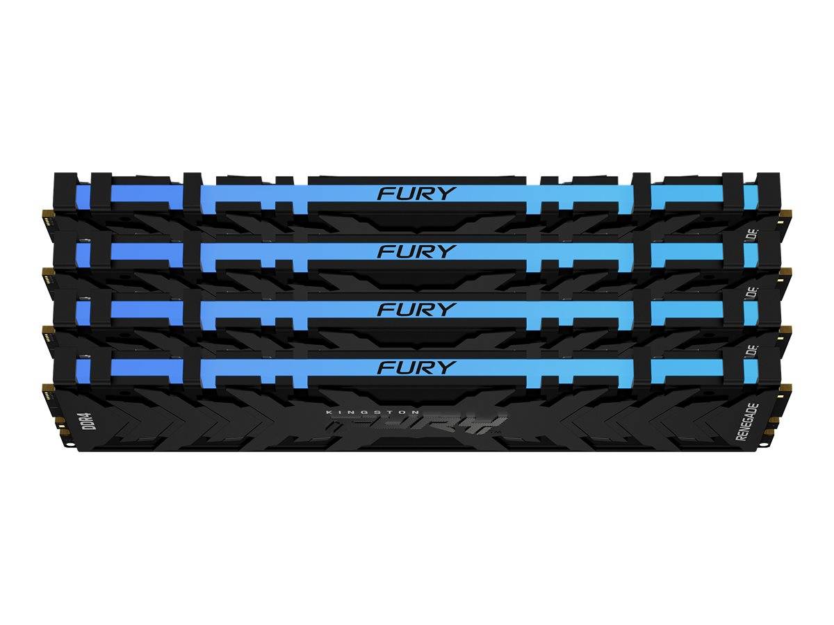 Kingston FURY Renegade RGB PC RAM kit DDR4 32 GB 4 x 8 GB 3000 MHz 288-pin DIMM CL15 KF430C15RBAK4/32-1