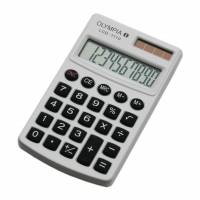 Olympia LCD 1110 Pocket calculator White Display (digits): 10 solar-powered, battery-powered (W x H x D) 70 x 10 x 117 m-2