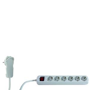 REV 0012626114-EF Power strip (+ switch) 6x White PG connector 1 pc(s)-3