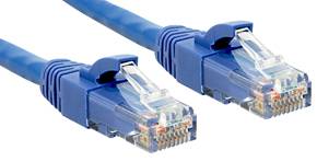LINDY 45470 RJ45 Network cable, patch cable 0.30 m Blue 1 pc(s)-5
