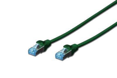 Digitus DK-1531-050/G RJ45 Network cable, patch cable CAT 5e SF/UTP 5.00 m Green 1 pc(s)-4