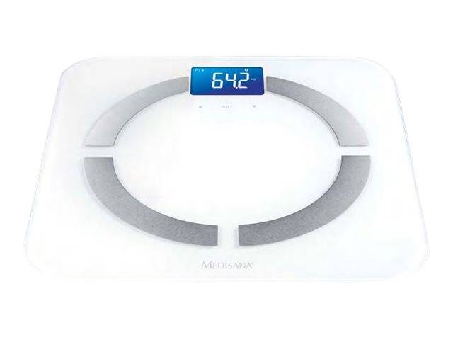 Smart bathroom scales Medisana BS 430 connect Weight range=180 kg White-6