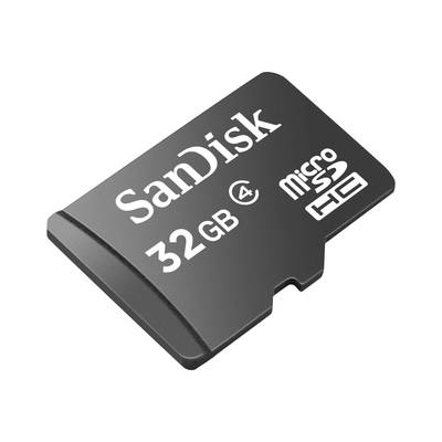 SanDisk SDSDQB-032G-B35 microSDHC card  32 GB Class 4 incl. SD adapter