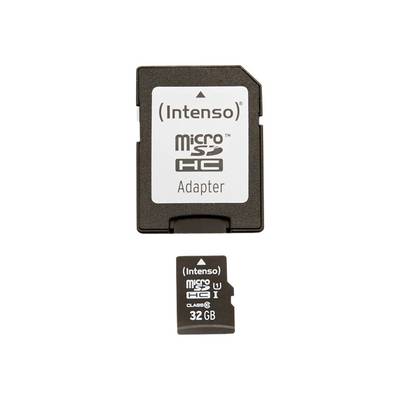 Intenso Premium microSDHC card  32 GB Class 10, UHS-I incl. SD adapter