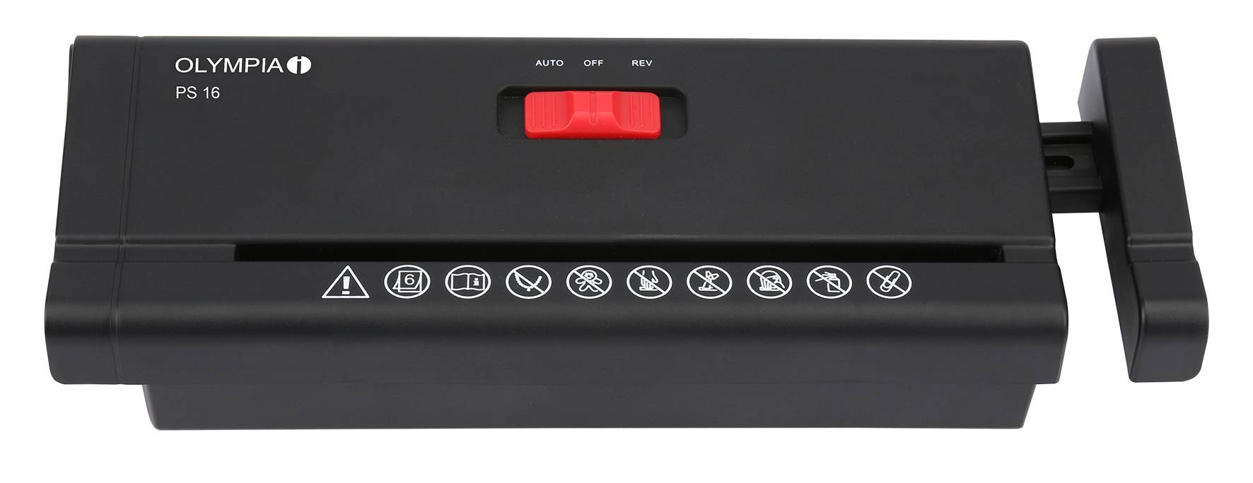 Olympia PS 16 Document shredder Ribbon cut 6 mm 0 l No. of pages (max.): 6 sheet-1