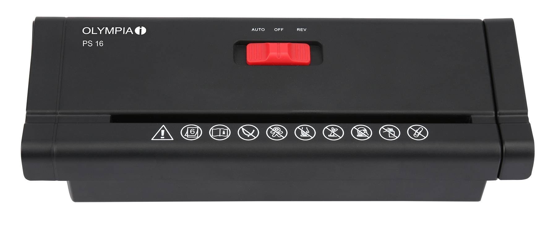 Olympia PS 16 Document shredder Ribbon cut 6 mm 0 l No. of pages (max.): 6 sheet-2