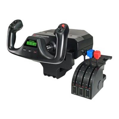 Logitech Gaming Saitek Pro Flight Yoke System PZ44 Flight sim yoke USB PC Black Screw fixing-8