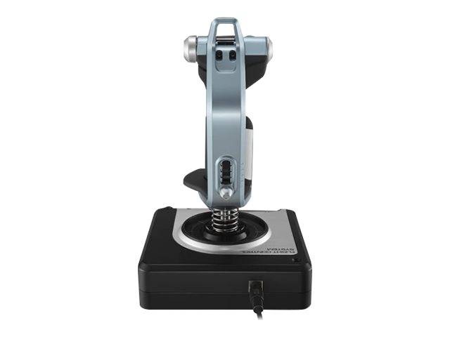 Logitech Gaming Saitek X52 Hotas Flight Control System PS28 Flight sim joystick USB PC Silver, Black-6