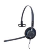 Alcatel-Lucent Enterprise AH 21 U On-ear headset Corded (1075100) Black Microphone noise cancelling Phone-1