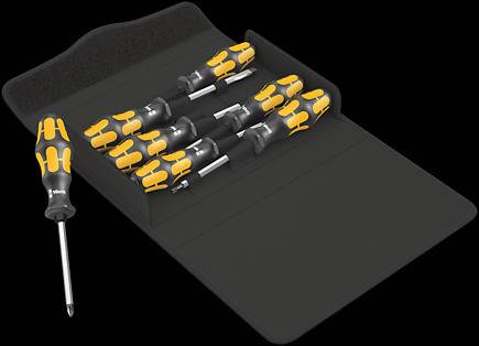 Wera Kraftform 900/7 Workshop Screwdriver set 7-piece Phillips, Slot, Star-5