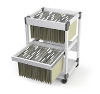Durable 80 Multi Duo 379110 System File Trolley Grey 