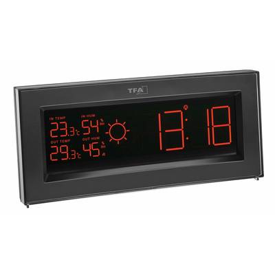 TFA Dostmann COLORIS 35.1147.01 Wireless digital weather station Max. number of sensors 1 pc(s)-6