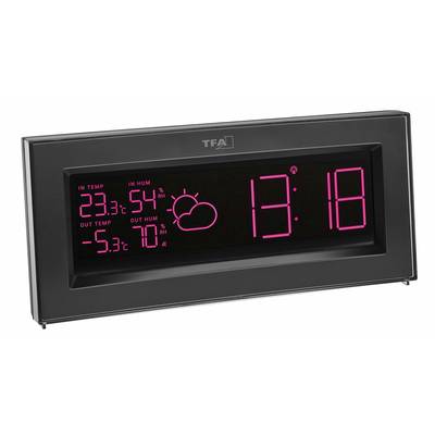 TFA Dostmann COLORIS 35.1147.01 Wireless digital weather station Max. number of sensors 1 pc(s)-7