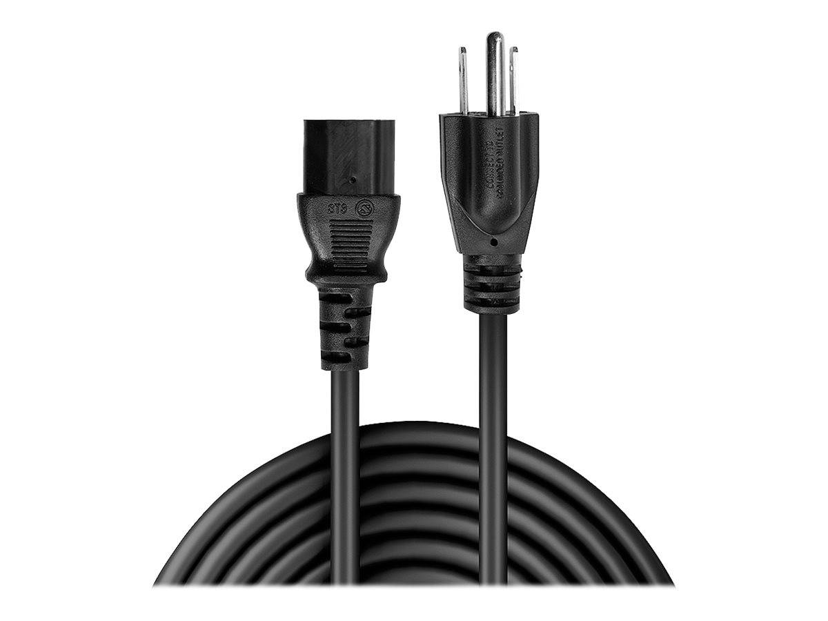 LINDY Current Cable [1x USA plug - 1x IEC C13 socket ] 5.00 m Black-5
