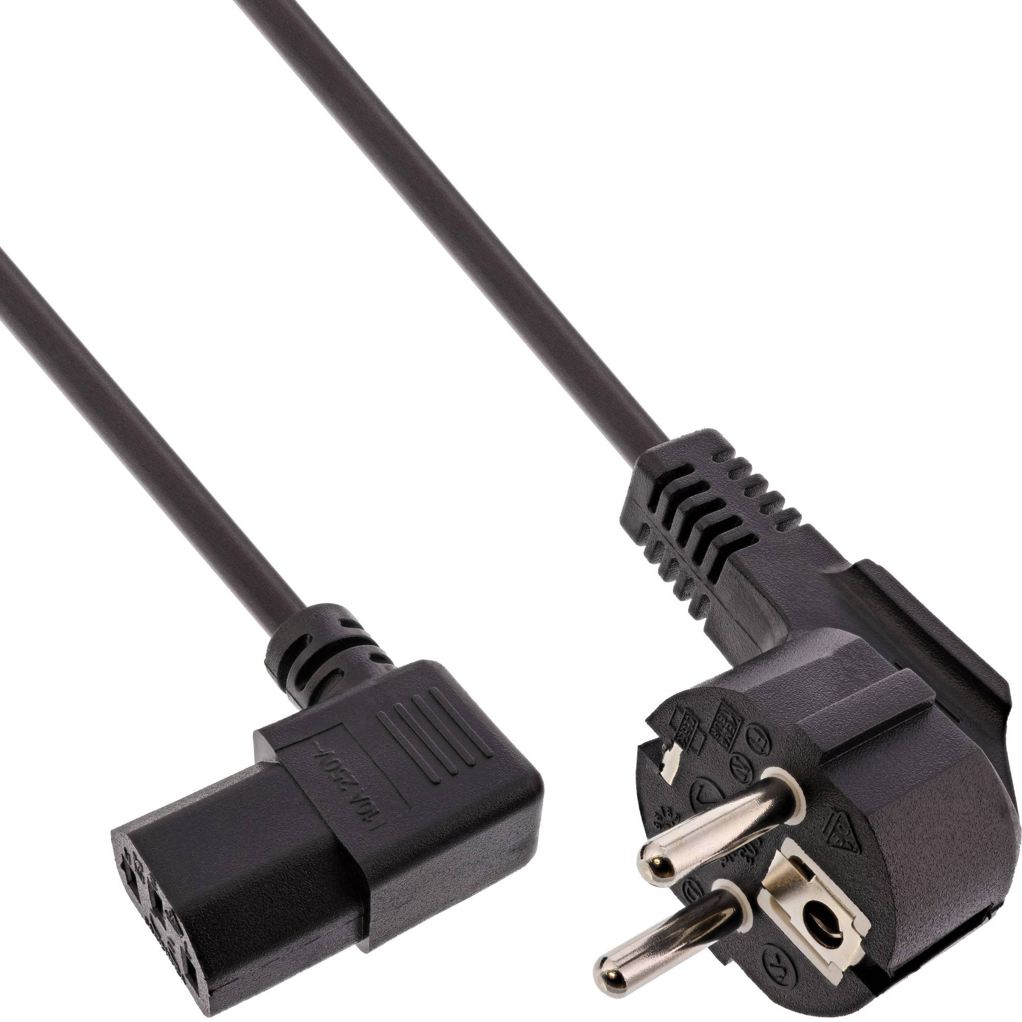 inLine PC Mains cable 1 m Black-0