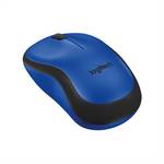 M220 SILENT wireless mouse, 2.4 GHz with USB receiver, 1000 DPI Optical Tracking, up to 18 months battery life, for left and right-handed people, for PC, Mac, laptop, blue