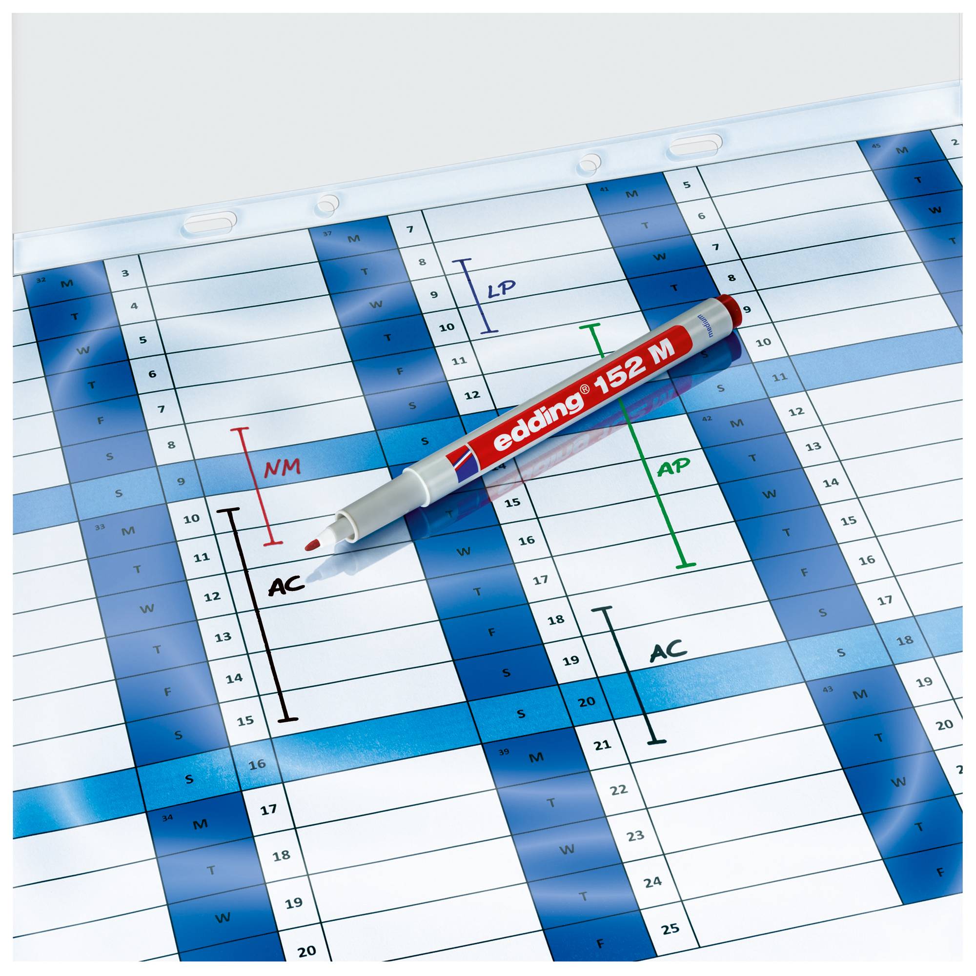 Edding OHP pen 152 M non-permanent pen 4-152004 Green-1