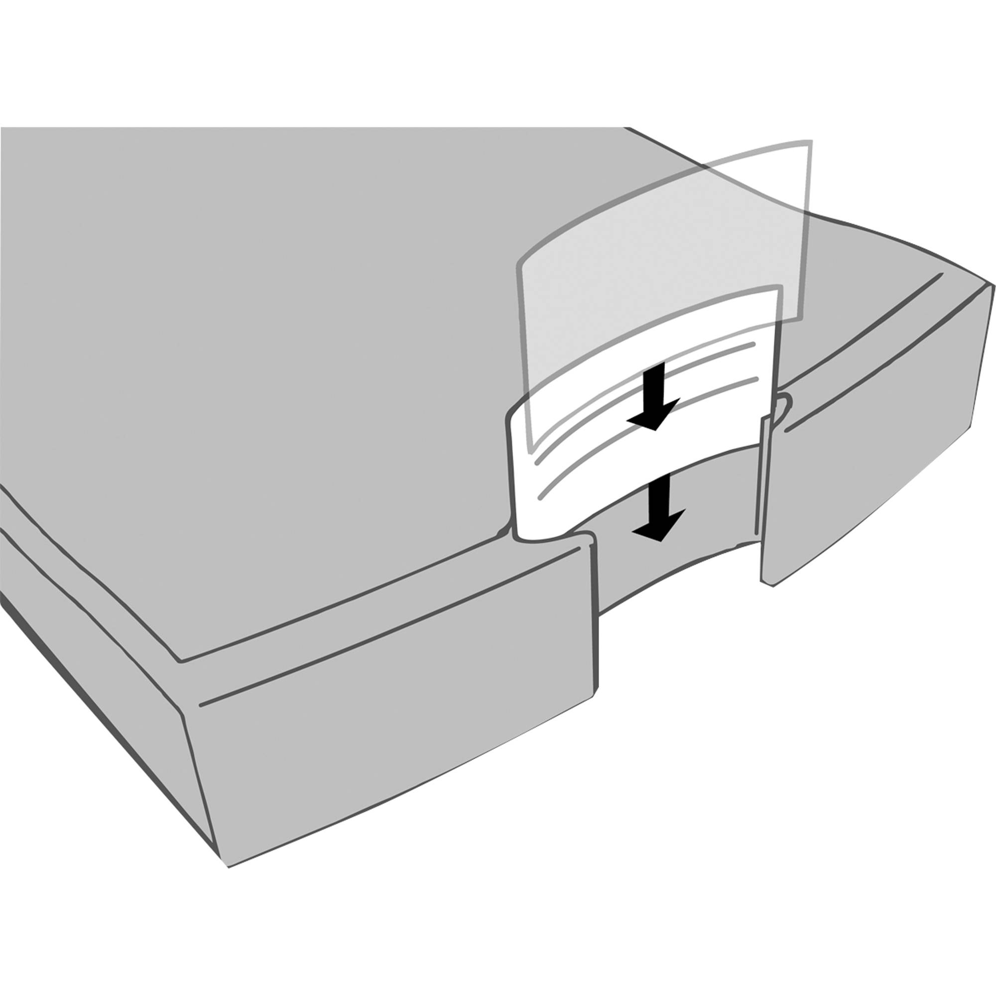 HAN IMPULS 2.0 1012-12 Desk drawer box White A4, C4 No. of drawers: 4-2