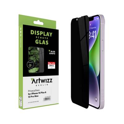   Artwizz  PrivacyGlass  Privacy screen filter  iPhone 14 Plus, iPhone 13 Pro Max  1 pc(s)  4886-3468