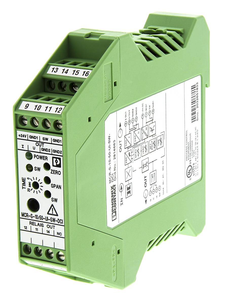 Phoenix Contact 2814744 MCR-S10/50-UI-SW-DCI-NC Active Current Measuring Transducer Upto 55 A-0