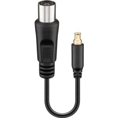 Goobay Antennas Cable [1x MCX plug - 1x Coax socket] 10.00 cm   Black