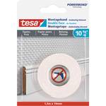 tesa® double sided mounting tape for wallpaper & plaster - holds up to 10kg/m, ideal for fixing objects on structured surfaces