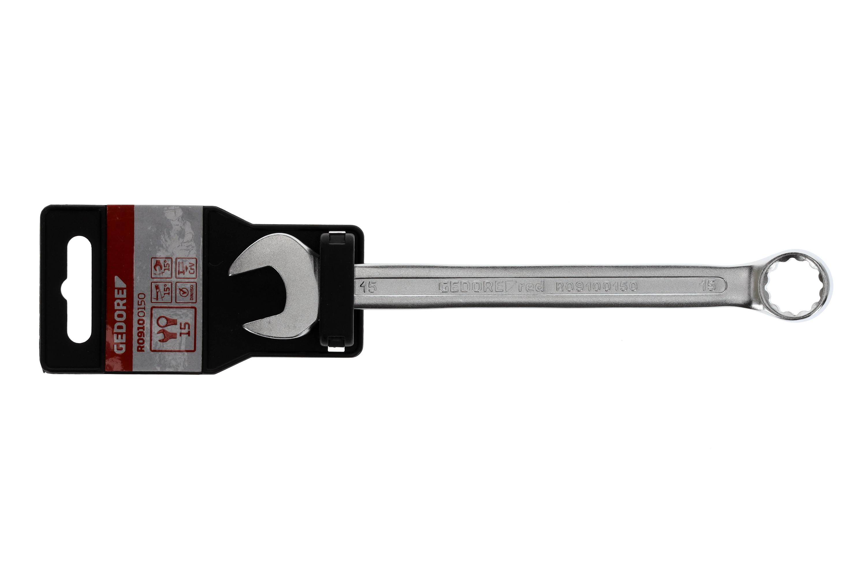 Gedore RED 3300902 R01100809 Double-ended box wrench Spanner size (metric) 8 - 9 mm-6