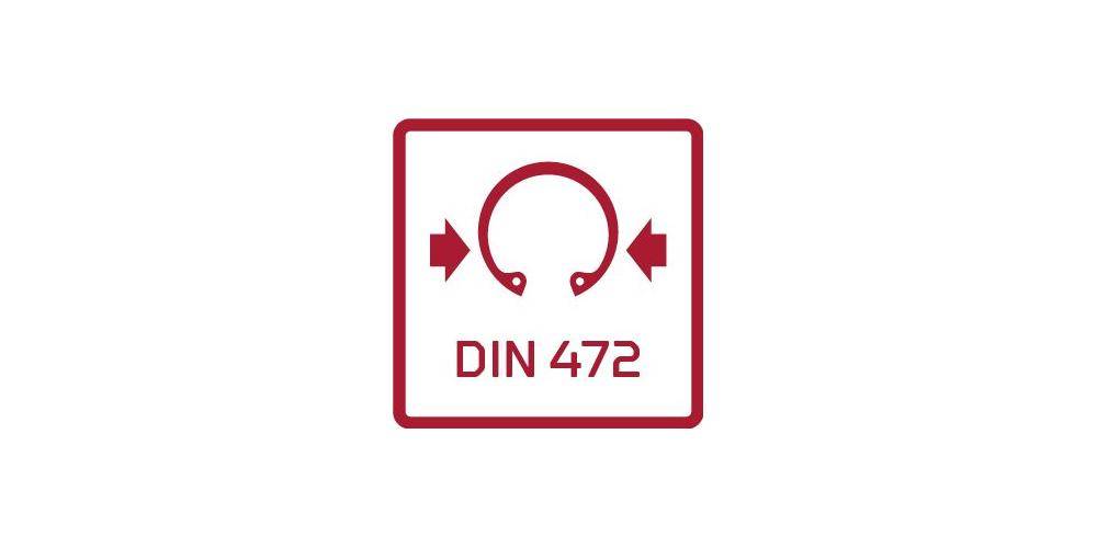 Gedore RED 3301148 Circlip pliers Tip shape (details) 90° angle-1