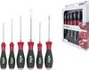 Wiha Schraubendrehersatz 6tlg PH/ Schlitz 6kant-Klinge Soft-Fin Workshop Screwdriver set 6-piece Slot, Phillips