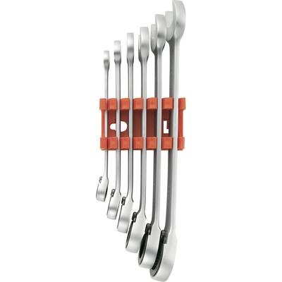 TOOLCRAFT 824124  Ratcheting crowfoot wrench set 6-piece 8 - 19 mm  