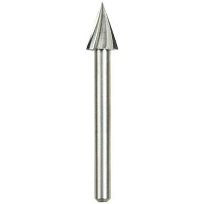 Metal drill bit with a tapered point, suitable for precise drilling in metal surfaces.
