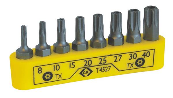 C.K T4527 T4527 Bit set 8-piece Star TH