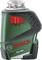 Green Bosch PLL 360 laser device with a red switch. Device for levelling and marked with 'On' and 'Off'.