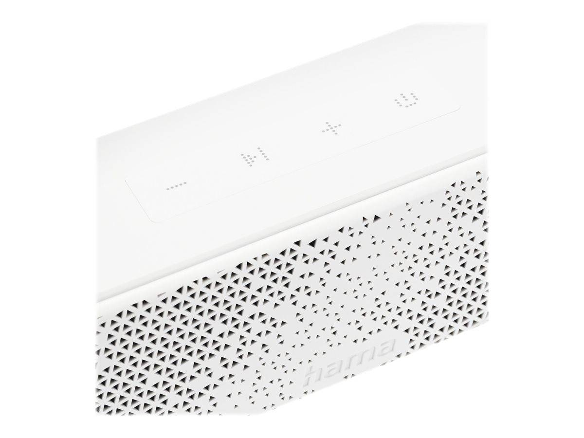 Hama PowerBrick 2.0 Bluetooth speaker Aux, Handsfree, incl. bracket, spray-proof, portable White-4