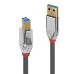Lindy 36660 USB cable 0.5 m USB 3.2 Gen 1 (3.1 Gen 1) USB A USB B chrome, gray