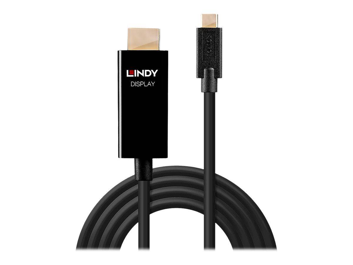 LINDY Cable USBC® plug, HDMIA plug 2 m Black 43292 USBC® screen