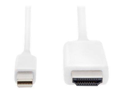 Digitus DisplayPort / HDMI Cable DisplayPort plug 2.00 m White AK-340304-020-W 4K UHD, triple shielding DisplayPort cabl-2