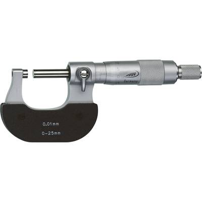 HELIOS PREISSER  0800501-ISO Micrometer Calibrated to (ISO standards)  0 - 25 mm Reading: 0.01 mm DIN 863-1