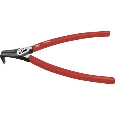 Red wire strippers by Wiha with curved handles.