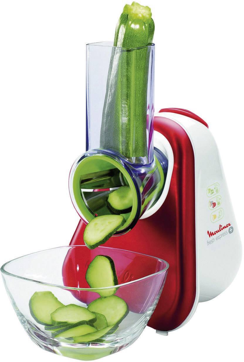 Moulinex DJ756G Fresh Expres Plus Food chopper 150 W Red, White-2
