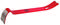 A red crowbar with angled ends.