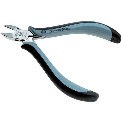 A blue and black side cutters pliers with ergonomically shaped handles, suitable for precise wire cutting.