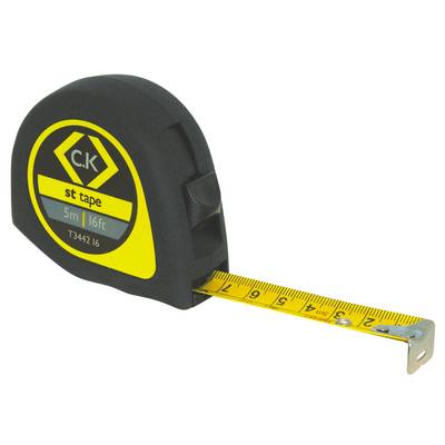 C.K  T3442 10-ISO Tape measure Calibrated to (ISO standards)  3 m Steel