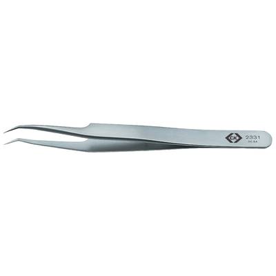 C.K T2331  Precision tweezers  5C SA Pointed, curved (45°), super fine, bent 115 mm