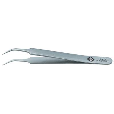 Metal tweezers with curved tips, engraved with 'CK 2317 W.-Germany' on the handle.