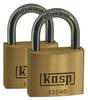 Kasp K12525D2 Padlock 25 mm keyed-alike Gold yellow Key