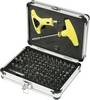 Basetech 829744 Bit set 105-piece Slot, Phillips, Pozidriv, Allen, Star, Star TH, Star, Square socket, TORQ, Tri-Wing, XZN socket incl. screwdriver bit holder