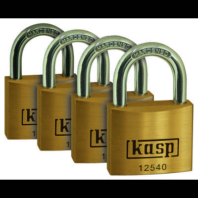 Kasp K12520D4 Padlock 20 mm keyed-alike   Gold yellow Key