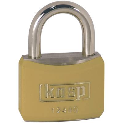 Kasp K12440YELD Padlock 40 mm keyed-different   Gold yellow Key